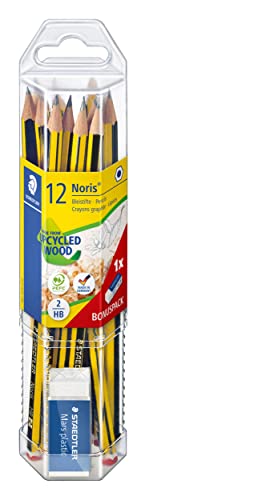 Staedtler Noris, 12 Crayons à papier HB de haute qualité... en promo à 5,05€ (-43%) sur Amazon FR