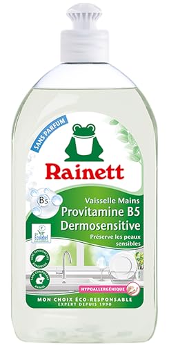 RAINETT - Liquide Vaisselle Mains Dermosensitive - Formule... en promo à 11€ (-35%) sur Amazon FR