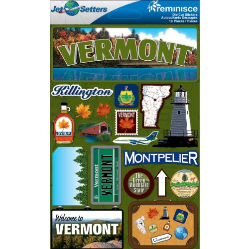 Reminisce Jet Setters 2 Autocollant 3D Vermont - Auto & Moto Amazon France à 13.61€