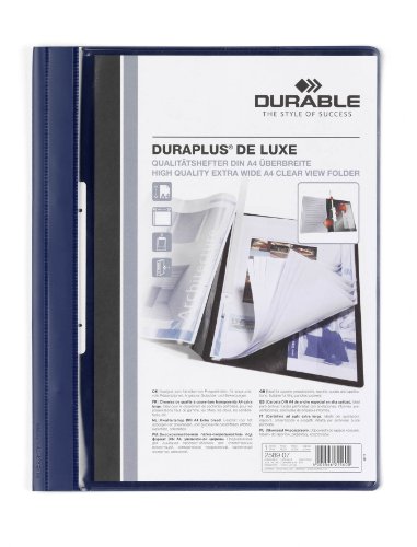 Durable 258907 - Cartellina ad aghi Duraplus De Luxe, f.to... - Auto & Motorcycle Amazon Italy à 102.25€