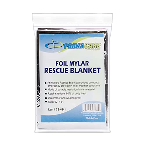 Primacare CB-6841 Emergency Foil Mylar Thermal Blankets... - Auto & Moto en promo à 9.61€