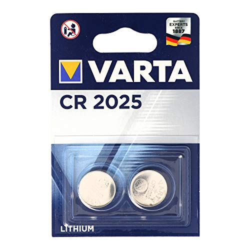 VARTA Batterien Knopfzelle CR2025, 2 Stück, Lithium Coin... - Maison & Cuisine Amazon Allemagne à 1.99€