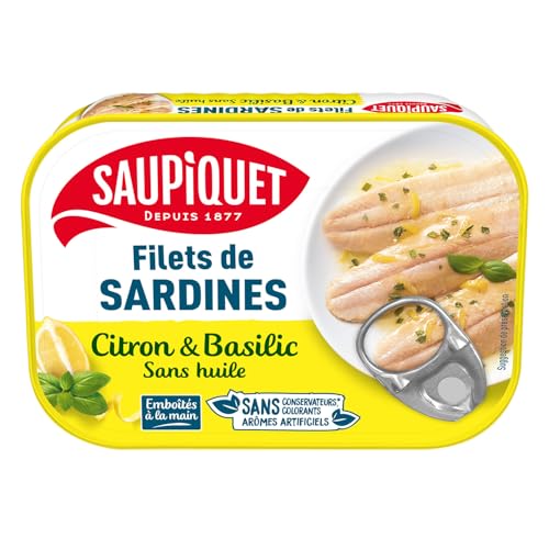 Saupiquet Filets de Sardines sans arêtes Marinade citron... - Auto & Moto Amazon France à 1.89€
