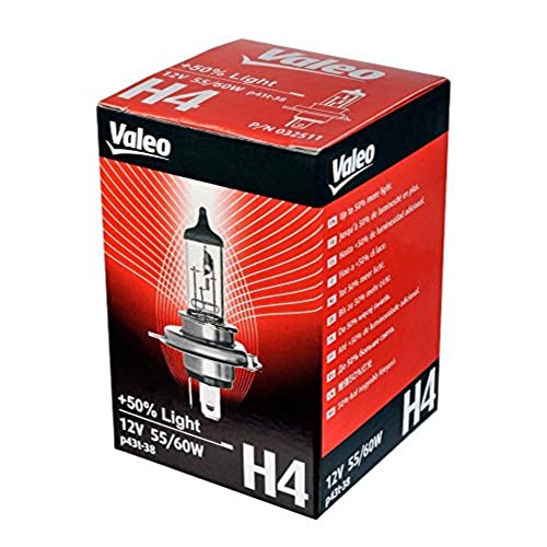 Valeo H4 - + 50% Light - Cardboard x1 - Maison & Cuisine Amazon Italie à 6.24€