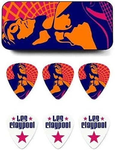 JIM DUNLOP Púas Les Claypool Pick, Caja en Metal de 6... - Sports & Fitness en promo à 10.49€