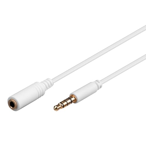 Goobay 1.5m 3.5mm cable de audio 1,5 m 3,5mm Blanco... - High-Tech & Électronique en promo à 4.45€