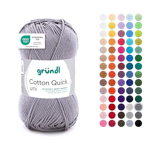 Gründl Wolle Cotton Quick uni - dünne Wolle zum Häkeln... - Maison & Cuisine Amazon Allemagne à 2.69€
