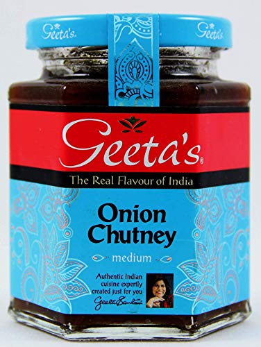 Geeta's herzhafte Zwiebel-Chutney, 300g - Épicerie Amazon Allemagne à 9.61€