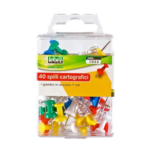 Lebez Spilli Cartografici Argento Assortiti Acciaio 40 Pezzi - Auto & Moto Amazon Italie à 1.49€