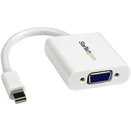 StarTech.com Mini DisplayPort to VGA Adapter - White... - High-Tech & Électronique Amazon Royaume-Uni à 8.29€