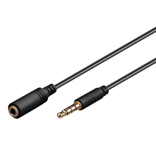 Goobay 62479 Prolunga Audio e Cuffie AUX, 4 Pin da 3.5mm... - Bon plan à 2.45€