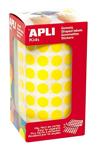 APLI 4851 Rolle Sticker rund 10.5 cm, gelb - Amazon Germany à 5.56€