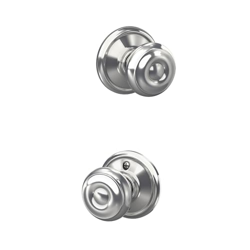 Schlage F10GEO625 Georgian Hall and Closet Knob, Bright... - Maison & Cuisine Amazon Royaume-Uni à 7.44€