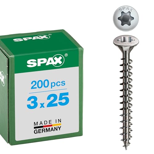 Spax T-Star plus Vis à tête bombée inoxydable type A2... - Bricolage & Outils Amazon France à 14.21€