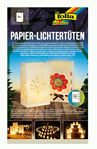 folia 11901 - Lot de 5 lanternes en Papier ignifugé... - Maison & Cuisine Amazon France à 3.49€