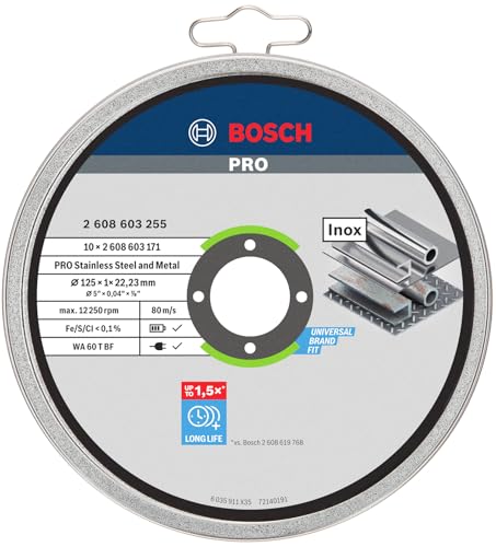 Bosch Professional 10 Stück Trennscheibe Standard für Inox... - Bricolage & Outils Amazon Allemagne à 6.87€