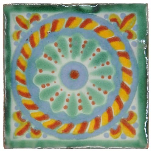 Tumia LAC Azulejos Mexicanos Artesanales de Talavera de 5cm... - Loisirs Créatifs Amazon Espagne à 2.19€