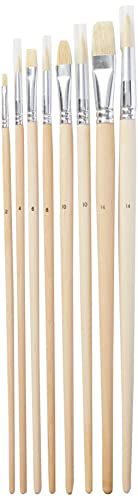 Pebeo 950150 Pinselset, 8-teilig, Borstpinsel, rund, Nummer... - Maison & Cuisine Amazon Allemagne à 7.58€