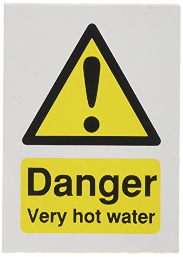 SIGNSLAB HA17343S Safety Sign "Danger: Very Hot Water"... - Maison & Cuisine en promo à 3.28€