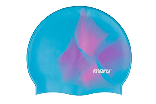 Maru A3942 Bonnet de natation unisexe Bleu/rose/violet... - Sports & Fitness Amazon France à 10.87€