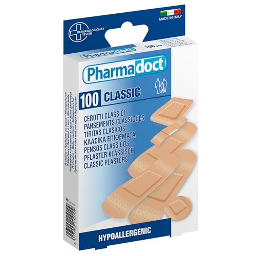 PHARMADOCT - Parches clásicas, 6 diferentes tamaños, 12... - Santé & Bien-être Amazon Espagne à 10.38€
