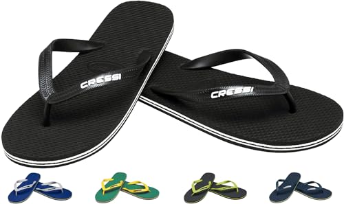 Cressi Beach Infradito per Spiaggia e Piscina, Nero, 35/36 - Bon plan à 12.95€