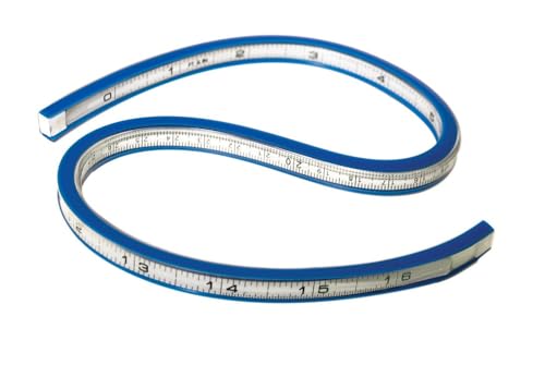 Westcott TC-385 Flexible Curve Ruler, 40 cm, White/Blue - Bricolage & Outils Amazon Royaume-Uni à 7.79€