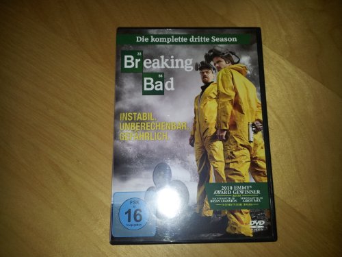 Breaking Bad.Season.3,4 DVDs: USA - Livres & eBooks en promo à 2.47€