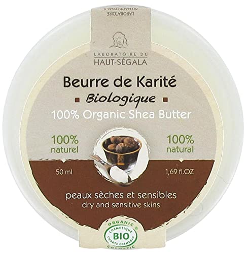 Laboratoire du Haut-Segala Beurre de Karité Bio - 50 ml en promo à 6,89€ (-30%) sur Amazon FR