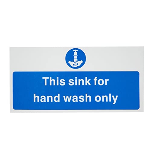 Vogue Hand Wash Only Sign - 230x90mm 9x3 1/2"... - Amazon Royaume-Uni à 2.39€