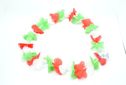 IDM Fan-Hulakette, Grün/Weiß/Rot, One Size - Sports & Fitness en promo à 1.49€