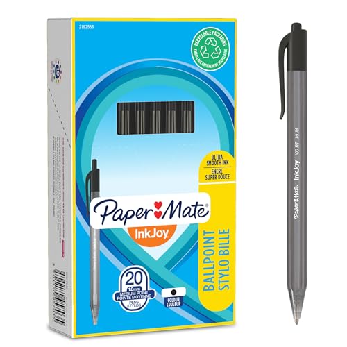 Paper Mate InkJoy 100RT Retractable Kugelschreiber |... - Home & Kitchen Amazon Germany à 9.49€