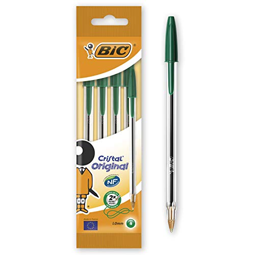BIC Cristal Original Stylos-Bille Pointe Moyenne (1,0 mm)... - Fournitures Bureau Amazon Italie à 1.49€