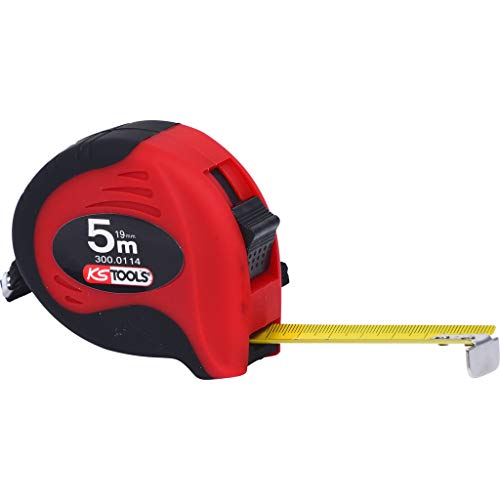 KS Tools 300.0114 Bandmaß mit Feststeller,schwarz-rot, 5m... - DIY & Tools Amazon Germany à 2.99€