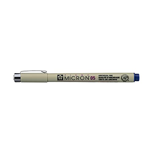 SAKURA Pigma Micron Fineliner Pen - 0.45 mm - Bleu Royal... - Maison & Cuisine en promo à 1.90€