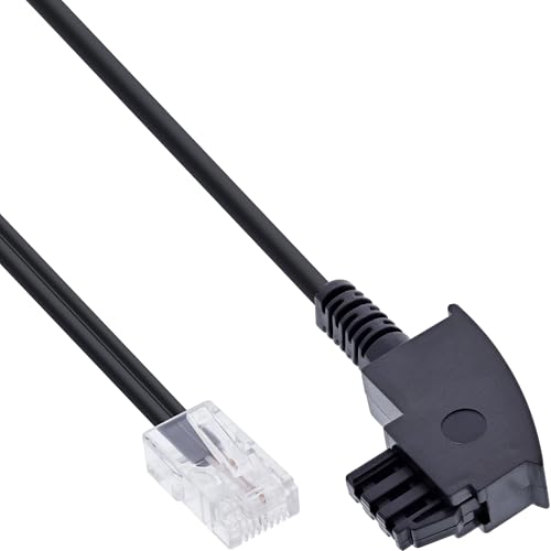 InLine TAE-F 0.5m câble de téléphone 0,5 m Noir - Cables de... - High-Tech & Électronique Amazon France à 1.42€