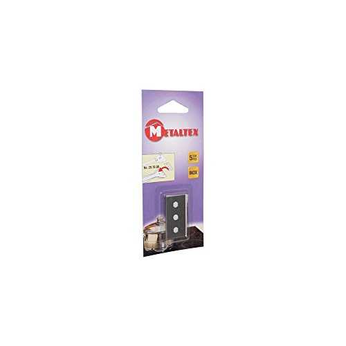 Metaltex 5 STK Ersatzklingen für Ceranfeldschaber INOX - Maison & Cuisine Amazon Allemagne à 4.19€