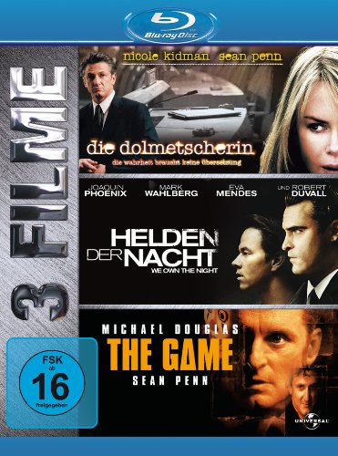 The Game/Die Dolmetscherin/Helden der Nacht [Blu-ray] - Jouets & Jeux Amazon Allemagne à 7.95€