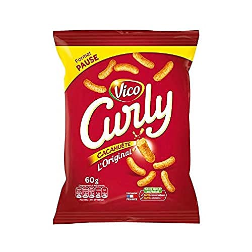 Vico Curly Chip Cacahuète 60 g - Épicerie en promo à 0.79€