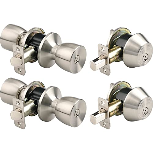 Brinks 2798-119 Bell Style Keyed Alike Door Knob and... - DIY & Tools Amazon Spain à 22.31€