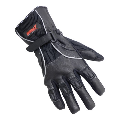 MotorX Motorrad-Handschuhe Sommer, Schwarz, Größe S - Auto & Moto en promo à 12.02€