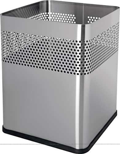 helit h2515900 carrée en acier inoxydable Corbeille à... - Maison & Cuisine Amazon France à 59.38€