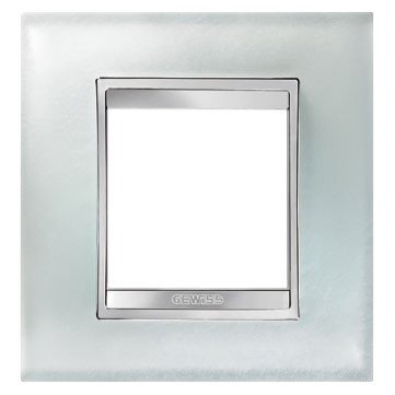 Gewiss Chorus - Placa Lux 2 módulos Cristal Hielo - Amazon Spain à 23.16€