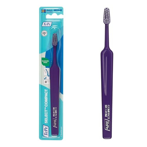 TePe Select Compact Toothbrush, Medium, 1pc, efficient and... - Beauté & Parfums en promo à 1.31€