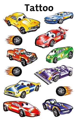 AVERY Zweckform 56685 Kinder Tattoo Rennfahrzeuge - 12... - Jouets & Jeux en promo à 2.59€