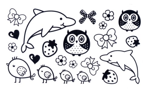 Animals | Whole Body Tattoo Art Transfer Sheet - Maison & Cuisine en promo à 2.96€