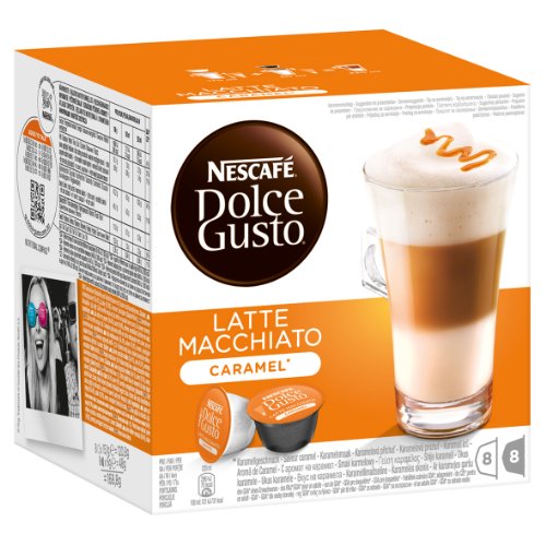 Nescafé Café Kapseln Dolce Gusto Latte Macch Caramel 8er - High-Tech & Électronique Amazon France à 6.65€
