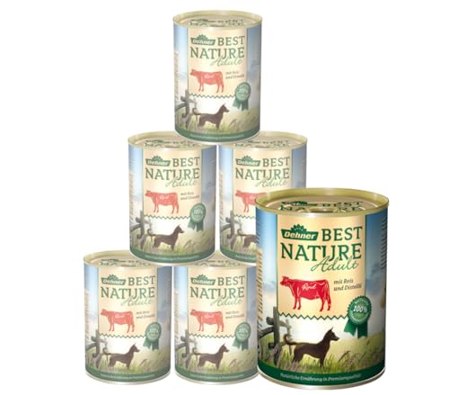 Dehner Best Nature Lot de 6 boîtes de 400 g de Nourriture... - Auto & Moto Amazon France à 19.14€