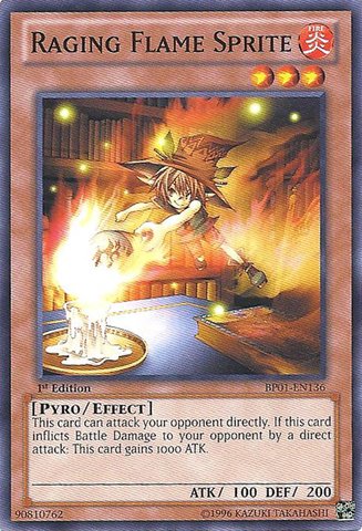 Yu-Gi-Oh! - Raging Flame Sprite (BP01-EN136) - Battle Pack:... - Sports & Fitness en promo à 32.31€