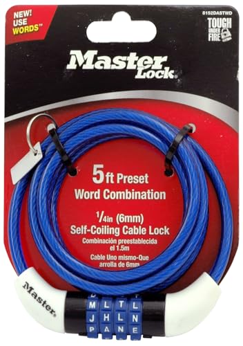 Master Lock 8152DASTWD Câble antivol auto-enroulant, jaune... - Auto & Moto Amazon France à 6.72€